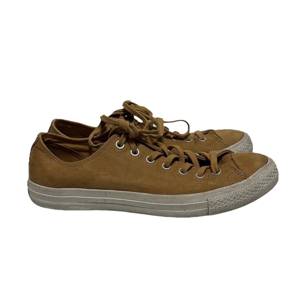 Converse 159187C Chuck Taylor Ox Nubuck Golden Brown Leather Mens 10 Womens 12